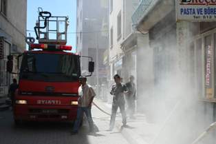 Beyşehir'de korkutan yangın