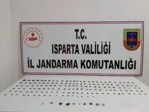 Isparta’da 162 parça tarihi eser geçirildi