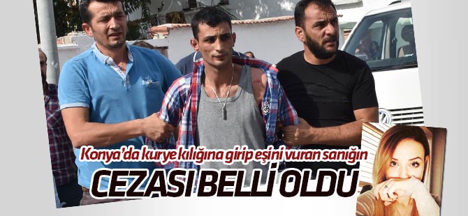 Kurye kılığına girip eşini vuran sanığın cezası belli oldu