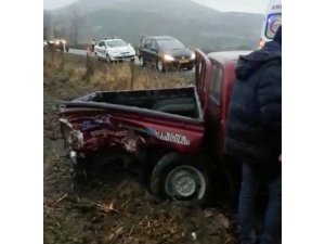 Bafra’da trafik kazası: 7 yaralı