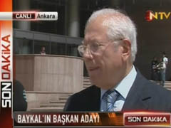 Baykal'ın adayı kanalları birbirine düşürdü!