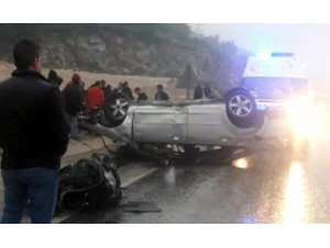 Boğayokuşu’nda trafik kazası; 2 yaralı