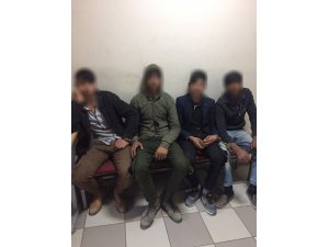 Hırsızlara suçüstü: 4 gözaltı