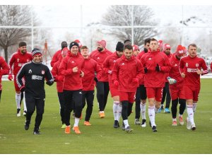 Lider Sivasspor’da neşeli idman