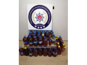 Tekirdağ’da yılbaşı öncesi kaçak içki operasyonu