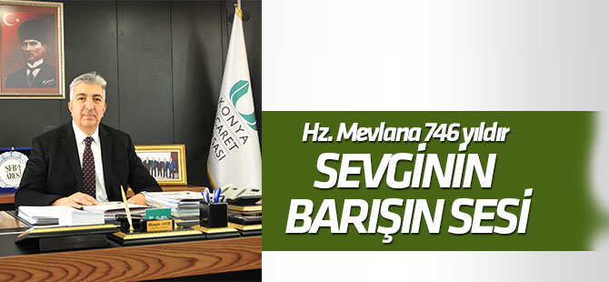 Çevik: Hz. Mevlana 746 yıldır sevginin, barışın sesi