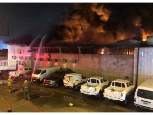 Kuveyt’te sanayi bölgesinde yangın