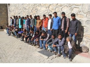 Başkale’de 39 düzensiz göçmen yakalandı