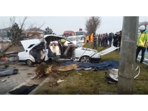 Kütahya’daki trafik kazasında acı tesadüf