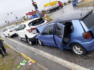 Kahramanmaraş'ta zincirleme trafik kazası: 5 yaralı