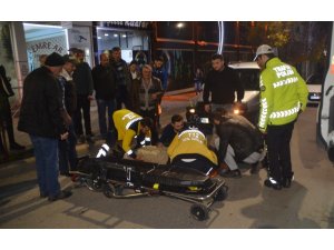 Otomobil ile bisiklet çarpıştı: 1 yaralı