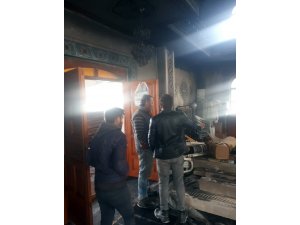 Giresun’da cami yangını