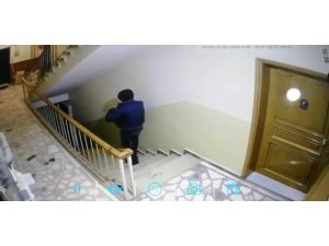 Ayakkabı hırsızlığı güvenlik kamerasına takıldı