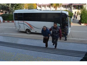 Uyuşturucu zanlıları adliyede