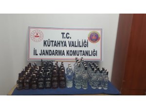 Simav’da kaçak içki operasyonu