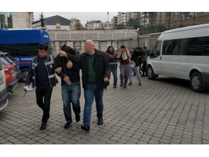 Samsun’da hırsızlık çetesinden 6 kişi adliyeye sevk edildi