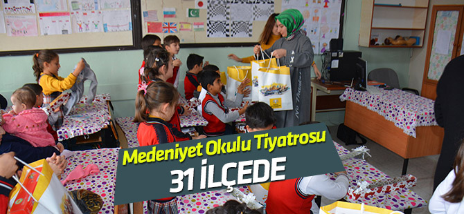 Medeniyet Okulu Tiyatrosu 31 ilçede öğrencilerle buluşuyor