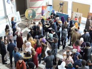 “Mevlâna’ya Saygı II” Sergisi Konya Ticaret Odası (KTO) Karatay Üniversitesinde sanatseverlere kapılarını açtı