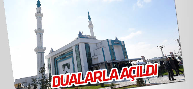 Ahmet Derebağ Camii dualarla açıldı