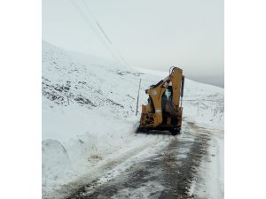 Malatya'da kar nedeniyle mahsur kalan akciğer hastası kurtarıldı