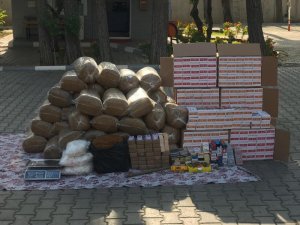 Hatay’da 350 kilo kaçak tütün ele geçirildi