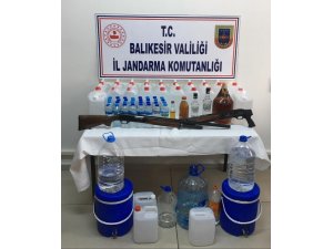 Yıl başı içkilerine jandarmadan operasyon