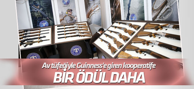 Av tüfeğiyle Guinness'e giren kooperatife bir ödül de Ankara'dan