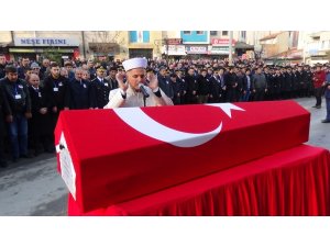 Şehit polis son yolculuğuna uğurlandı