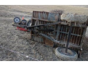 Elazığ’da traktör devrildi: 1 ölü