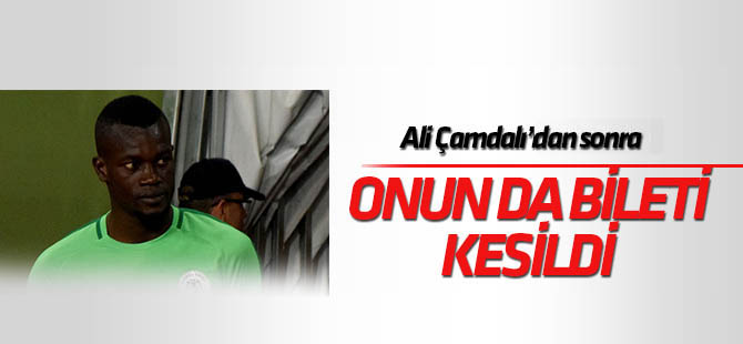 Konyaspor'da Diagne'nin de bileti kesildi