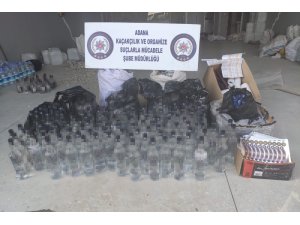 Adana’da 3 litre kaçak viski aroması ele geçirildi