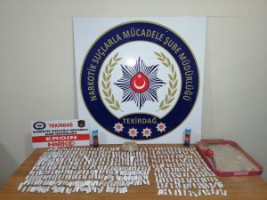 Tekirdağ’da uyuşturucu operasyonu