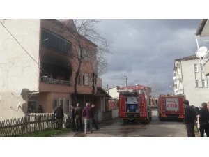 Bafra’da ev yangını