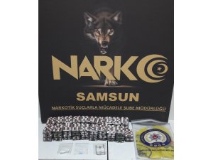 Samsun’da 2 bin 756 adet uyuşturucu hap ele geçti: 2 gözaltı