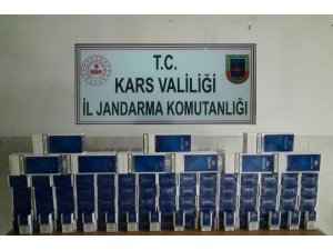 Sarıkamış’ta kaçak sigara ele geçirildi
