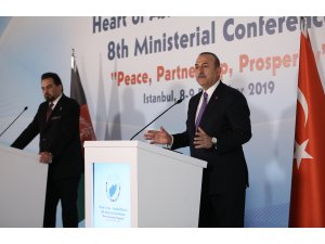 Çavuşoğlu-Zaman ortak basın toplantısı