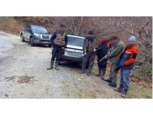 Ava giderken avlandılar