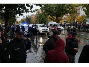 Cinayet zanlısının yakalanma anı güvenlik kamerasında