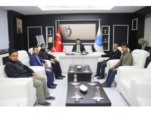 HÜDAPAR Kilis İl Yönetimi Rektör Karacoşkun’la bir araya geldi