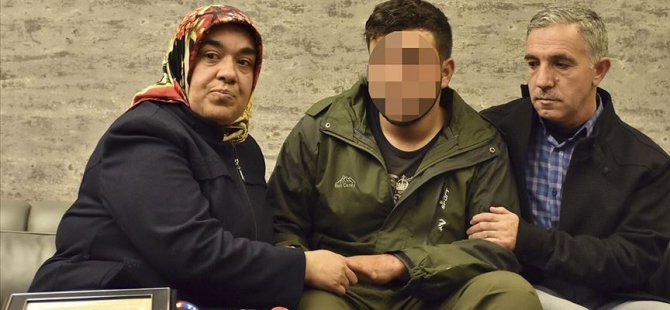 Hatice anne 4 yıllık hasretin ardından oğlu ile kucaklaştı