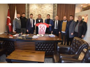 Nevşehir Belediyespor Başkan ve yöneticileri, Genel Sekreter Duru’yu ziyaret etti
