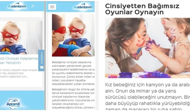Anne ve babalara rehberlik eden sitede akıl almaz makale: "Bebeğinizi cinsiyet kalıplarına sokmadan yetiştirin"
