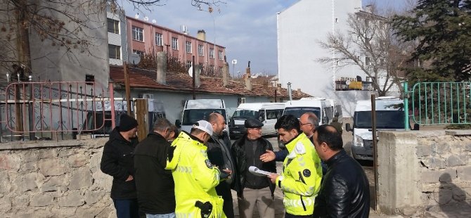 Kulu’da öğrenci servis araçları denetlendi