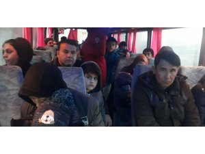 Çanakkale'de Afganistan uyruklu 50 düzensiz göçmen yakalandı