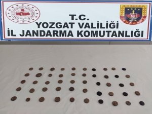 Yozgat’ta 50 adet sikke ele geçirildi