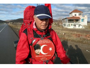 Milli Mücadele yolunu yaya yürüyor