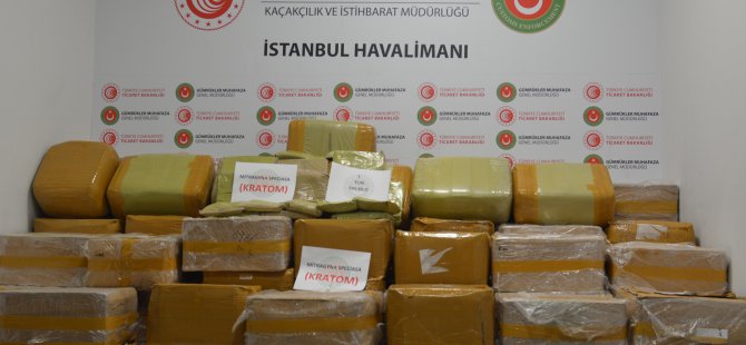 İstanbul Havalimanı'nda 1,74 tonla "rekor" miktarda uyuşturucu ele geçirildi