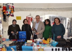 Kadınların ürettikleri yerli ürünler tezgahlarda