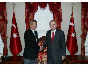 Cumhurbaşkanı Erdoğan, Türk Eczacıları Birliği Başkanı Çolak'ı kabul etti