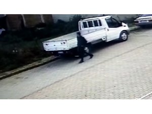 Samsun’da araçtan hırsızlık kamerada